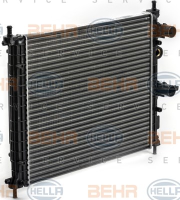 Great value for money - HELLA Engine radiator 8MK 376 900-091