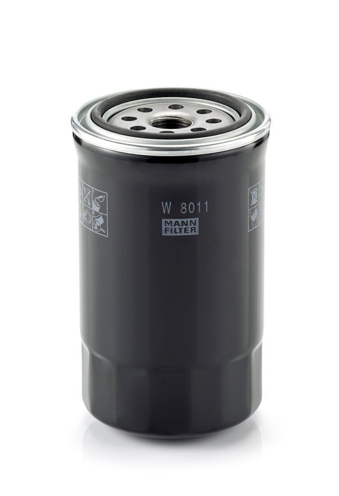 Original W 8011 MANN-FILTER Oil filter HYUNDAI