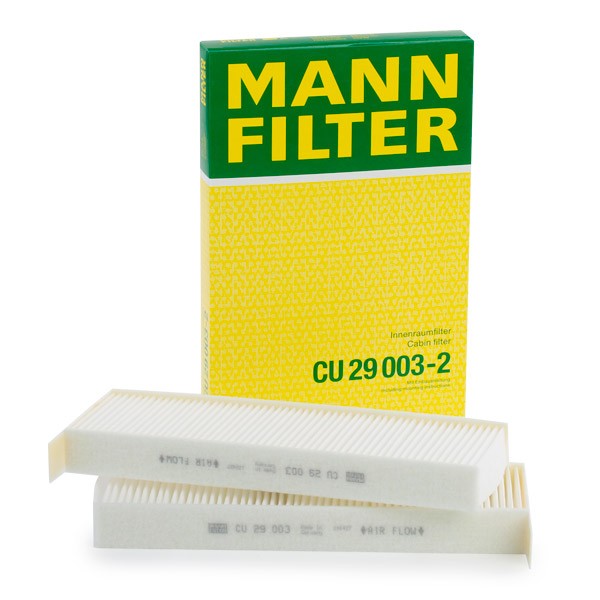 Interieurfilter MANN-FILTER CU 29 003-2 - Opel VIVARO Airconditioning auto-onderdelen order