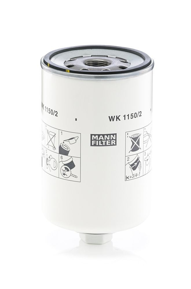 MANN-FILTER Spin-on Filter Height: 183mm Inline fuel filter WK 1150/2 buy
