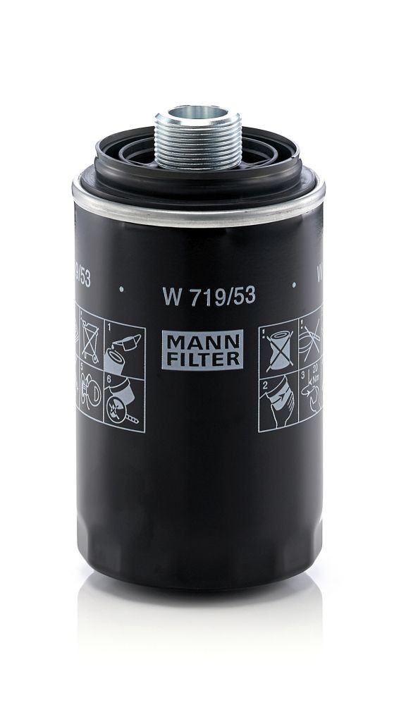 Volkswagen TRANSPORTER Oil filters 7517585 MANN-FILTER W 719/53 online buy
