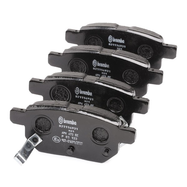 P83133 Disc brake pads PRIME LINE BREMBO 25017 review and test