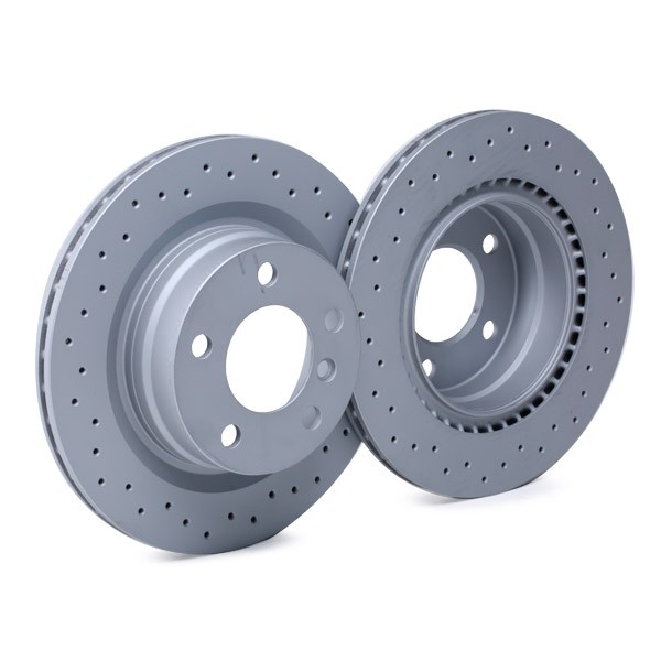 150.3498.52 Brake discs 150.3498.52 ZIMMERMANN 300x20mm, 6/5, 5x120, internally vented, Perforated, Coated, High-carbon