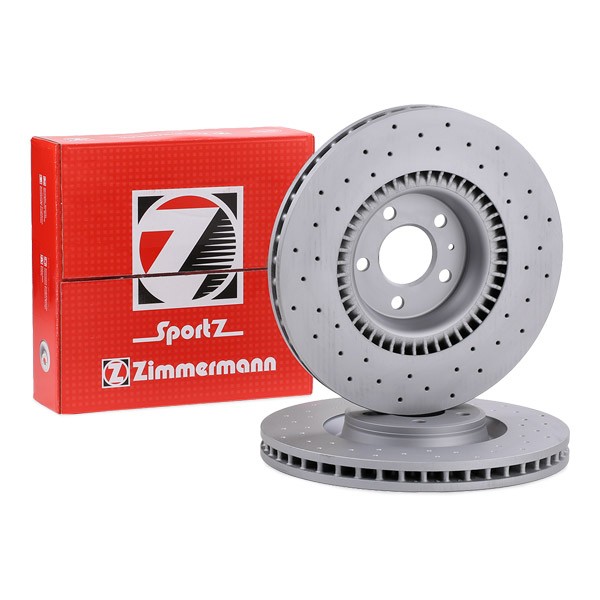 ZIMMERMANN Brake rotors 100.3357.52 for AUDI A8, A7, A6