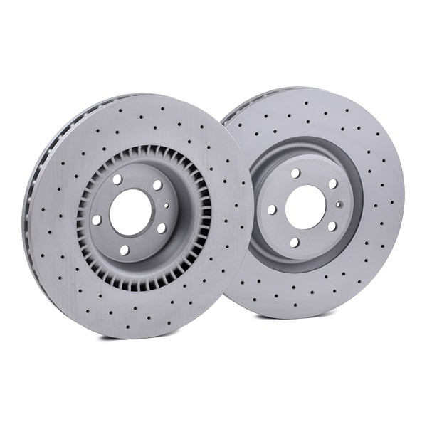 100335752 Brake disc ZIMMERMANN 100.3357.52 review and test