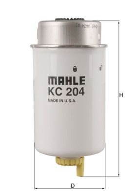 MAHLE ORIGINAL Fuel filter KC 204 Ford TRANSIT 2000