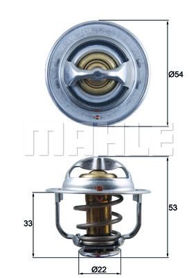 Original BEHR THERMOT-TRONIK 70600182 Thermostat TM 31 98 for FORD S-MAX