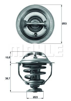Great value for money - BEHR THERMOT-TRONIK Engine thermostat TX 111 87D