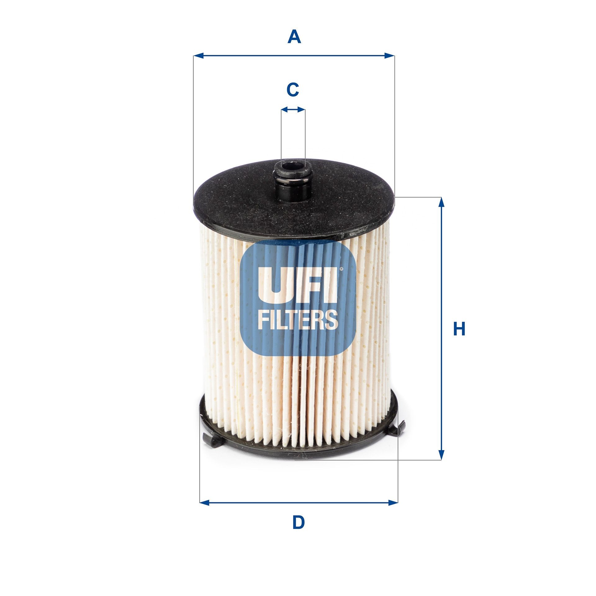 UFI Filter Insert Height: 89,7mm Inline fuel filter 26.073.00 buy