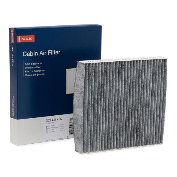 DENSO Activated Carbon Filter, 214 mm x 200 mm x 28 mm Width: 200mm, Height: 28mm, Length: 214mm Cabin filter DCF448K buy