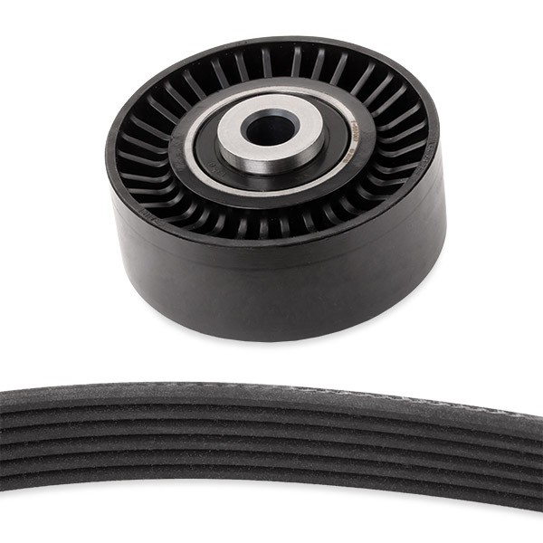 INA 529001810 V-Ribbed Belt Set Check alternator freewheel clutch & replace if necessary