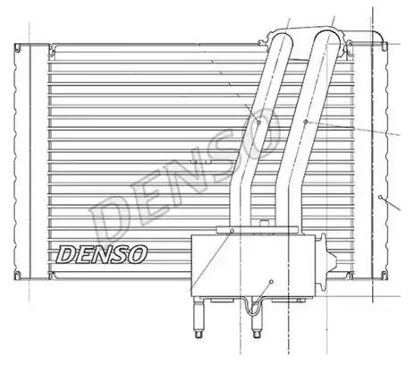 Subaru Evaporatore condizionatore ricambi auto - Evaporatore climatizzatore DENSO DEV07005