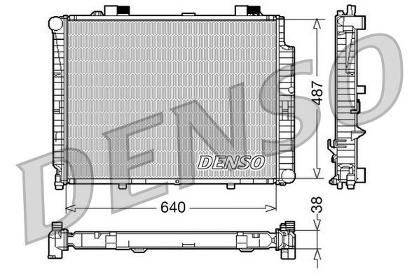 DENSO DRM17085 Engine radiator 2105005803