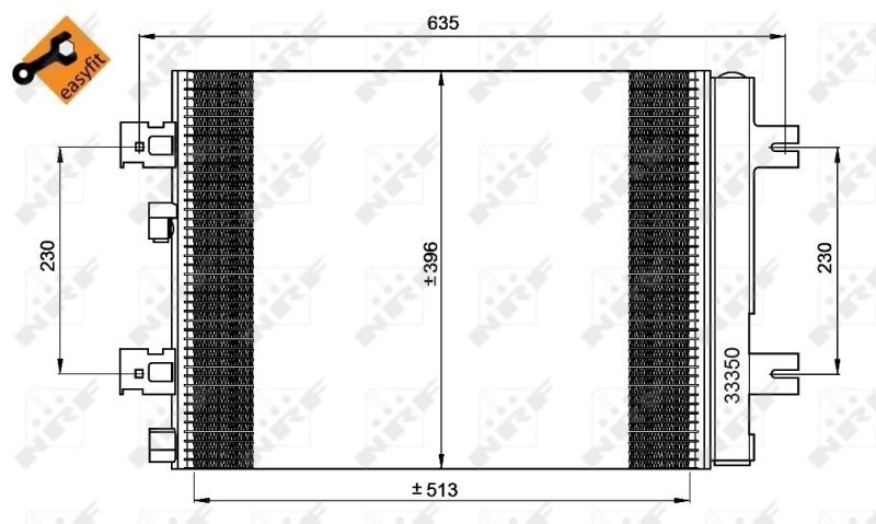 NRF 35947 Air conditioning condenser DACIA experience and price