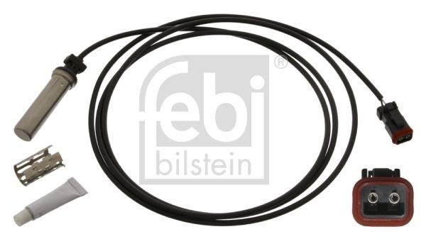 FEBI BILSTEIN Rear Axle Left, with sleeve, with grease, 1250 Ohm, 1950mm, 2005mm Length: 2005mm Sensor, wheel speed 40551 buy
