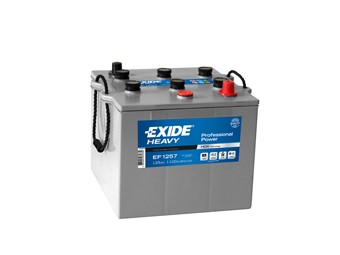 EXIDE PROFESSIONAL EG1257 Battery 12V 125Ah 1100A B0 HEAVY DUTY [increased cycle and vibration proof]