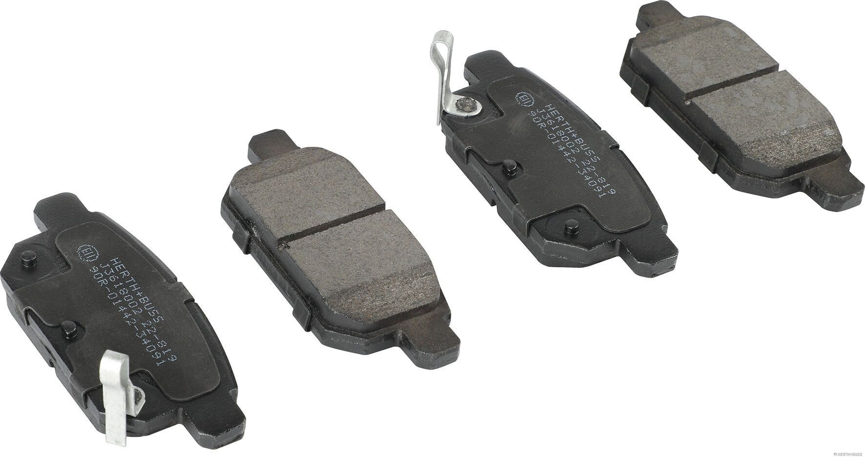 HERTH+BUSS JAKOPARTS with acoustic wear warning Height 1: 40mm, Height 2: 40mm, Width 1: 98,6mm, Width 2 [mm]: 98,6mm, Thickness 1: 14,4mm, Thickness 2: 14,4mm Brake pads J3618002 buy