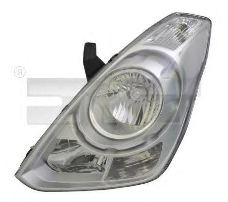 TYC 20-12070-25-2 Headlight Left, H7, H1, for right-hand traffic, without electric motor