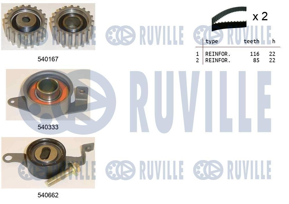 RUVILLE 57435 Belt tensioner pulley Honda CR-V Mk2 2.0 152 hp Petrol 2003 price