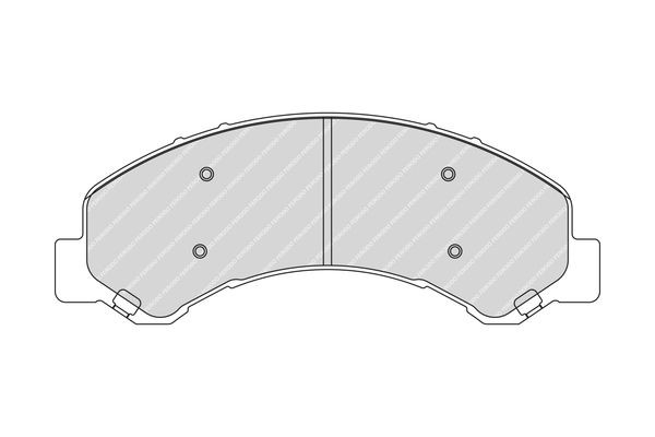 FERODO Brake pad kit FCV1853
