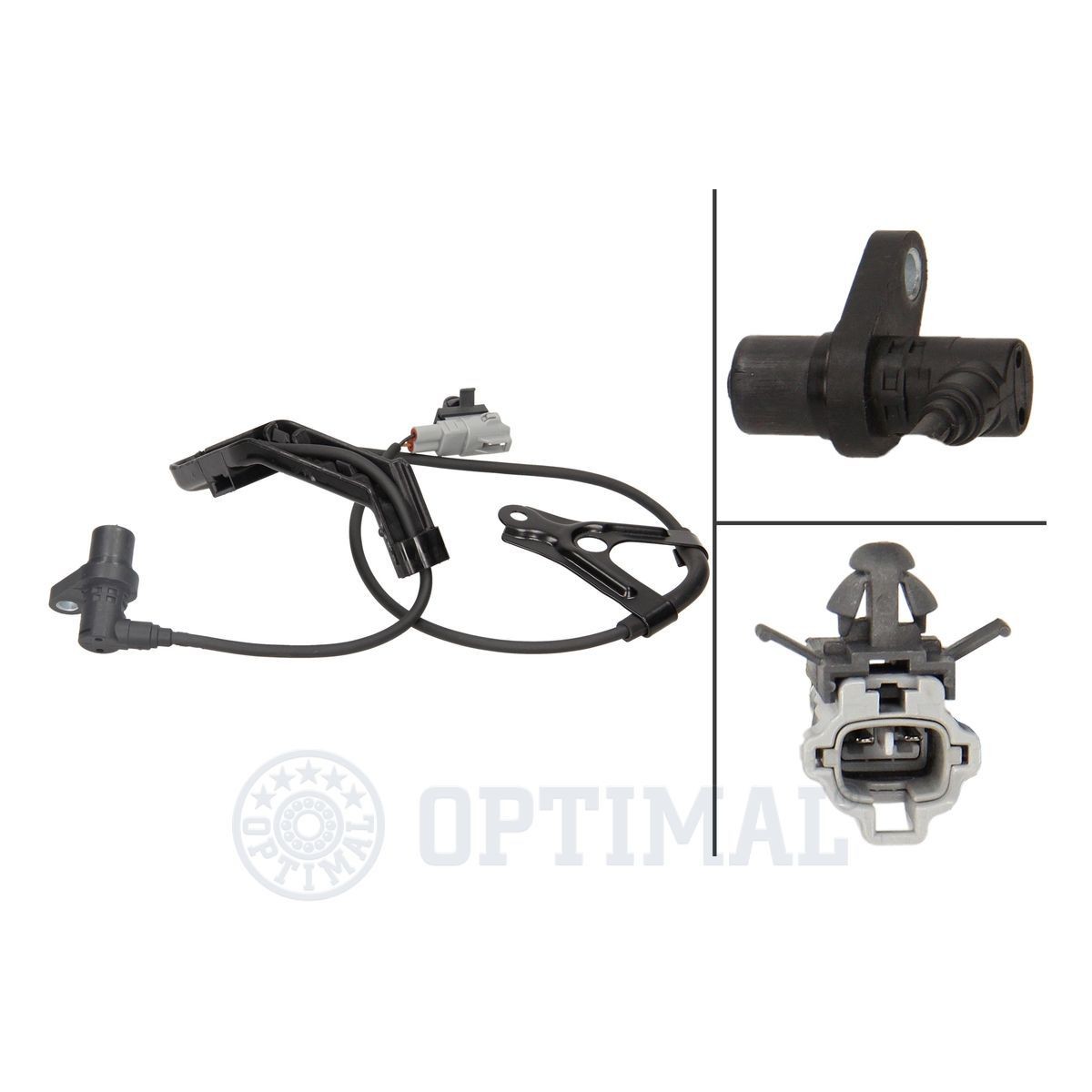 OPTIMAL 06-S373 ABS sensor Front Axle Right, 870mm