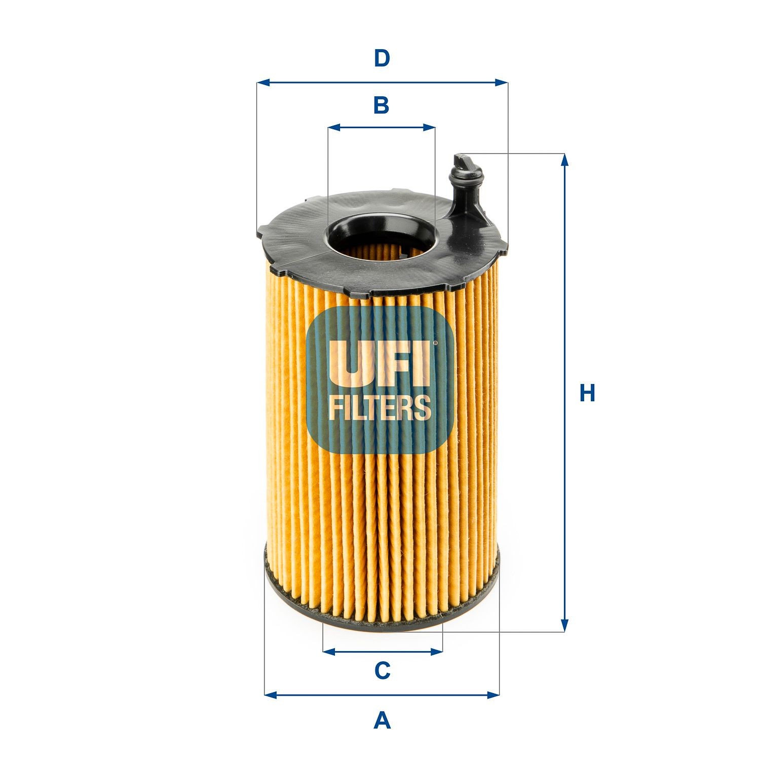 UFI Filter Insert Inner Diameter 2: 28,5mm, Ø: 71, 76mm, Height: 128mm Oil filters 25.141.00 buy