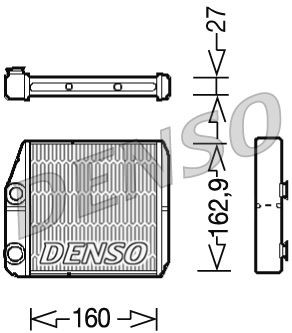 DRR09035 DENSO Heat exchanger VW