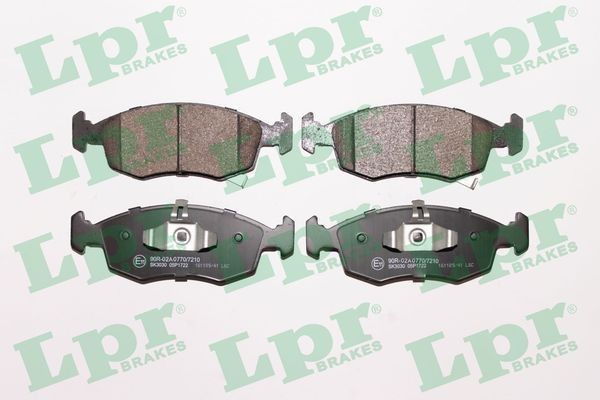Great value for money - LPR Brake pad set 05P1722