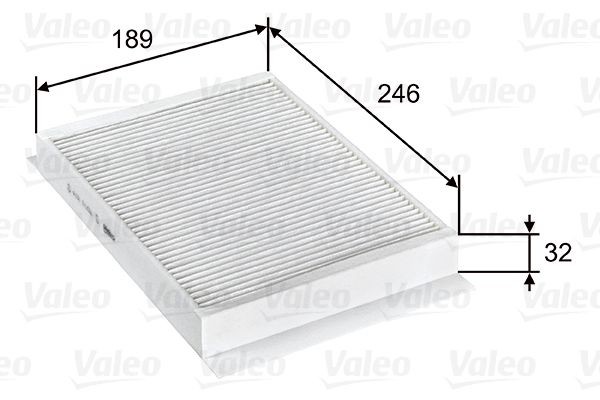 Mercedes-Benz GLC Air conditioning parts - Pollen filter VALEO 715751