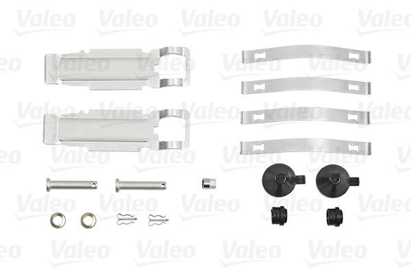 VALEO 29244 Disc pads OPTIPACK, Rear Axle, excl. wear warning contact, without lock screw set