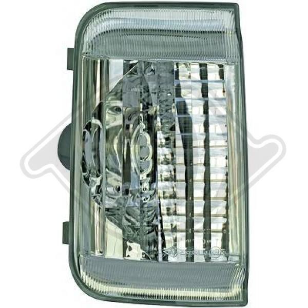 DIEDERICHS 3484027 Side indicator white, Left Exterior Mirror, without bulb holder, WY5W