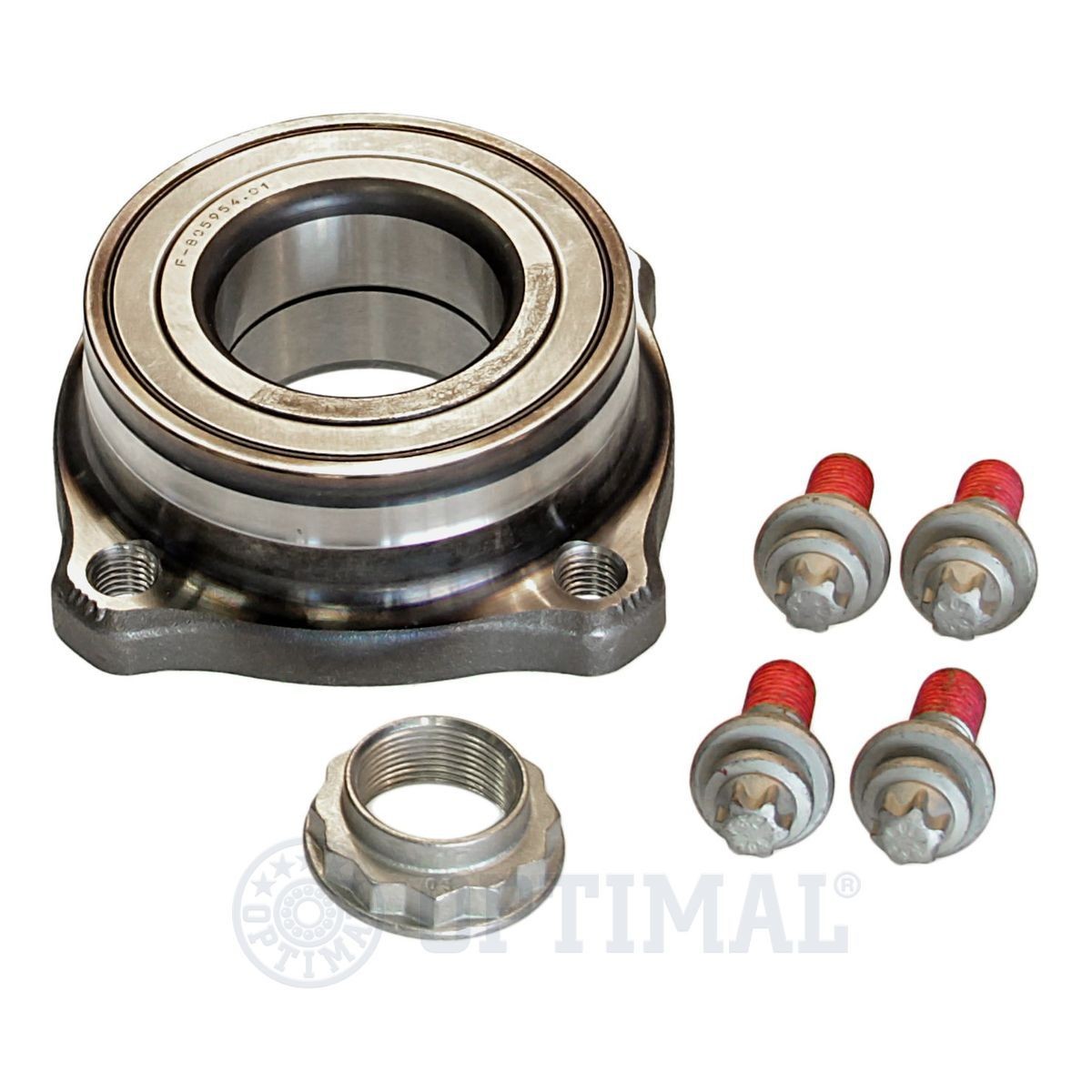 OPTIMAL 502502 Wheel bearing kit with integrated magnetic sensor ring, 92 mm