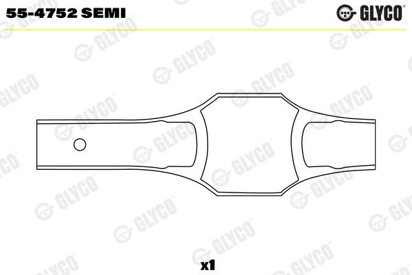 OEM-quality GLYCO 55-4752 SEMI Small End Bushes, connecting rod