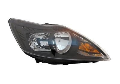VAN WEZEL 1866966N Headlight Right, H7, H1, yellow, for right-hand traffic, with motor for headlamp levelling, PX26d