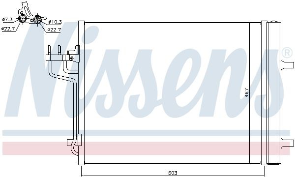 OEM-quality NISSENS 940398 Air condenser