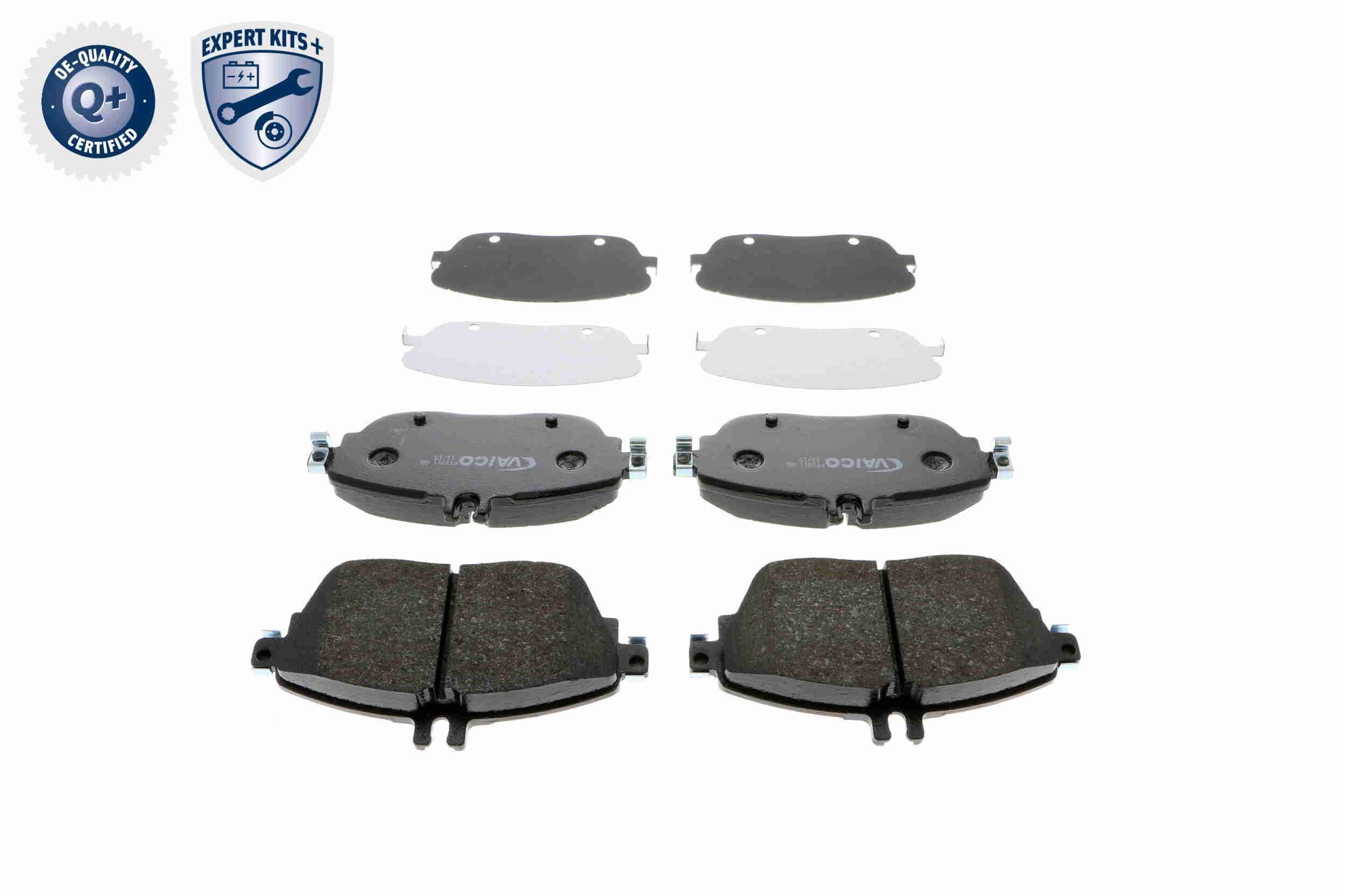 VAICO Q+, original equipment manufacturer quality, Front Axle Height: 71,7mm, Width: 144,0mm, Thickness: 19,5mm Brake pads V30-2139 buy