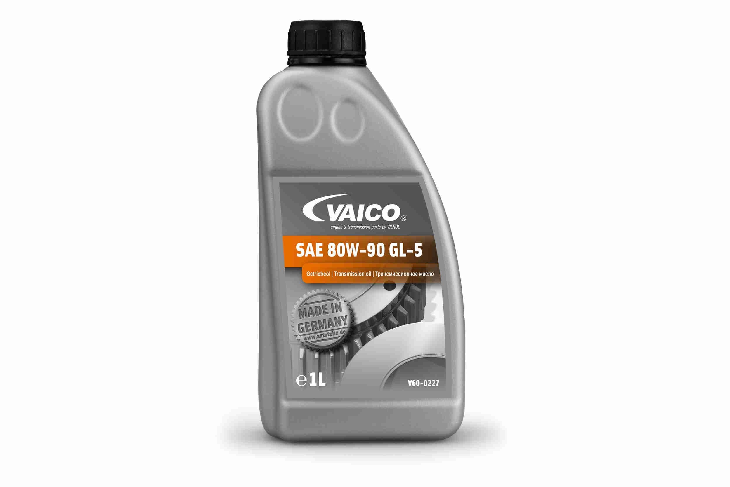 VAICO V60-0227 Manual Transmission Oil Capacity: 1l, 80W-90, Q+, original equipment manufacturer quality MADE IN GERMANY