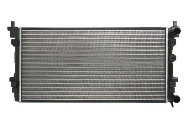 THERMOTEC D7W061TT Engine radiator Aluminium, for vehicles with/without air conditioning, 650 x 342 x 23 mm, Mechanically jointed cooling fins