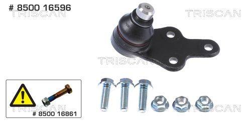 TRISCAN 21, 17,9mm Cone Size: 21, 17,9mm Suspension ball joint 8500 16596 buy