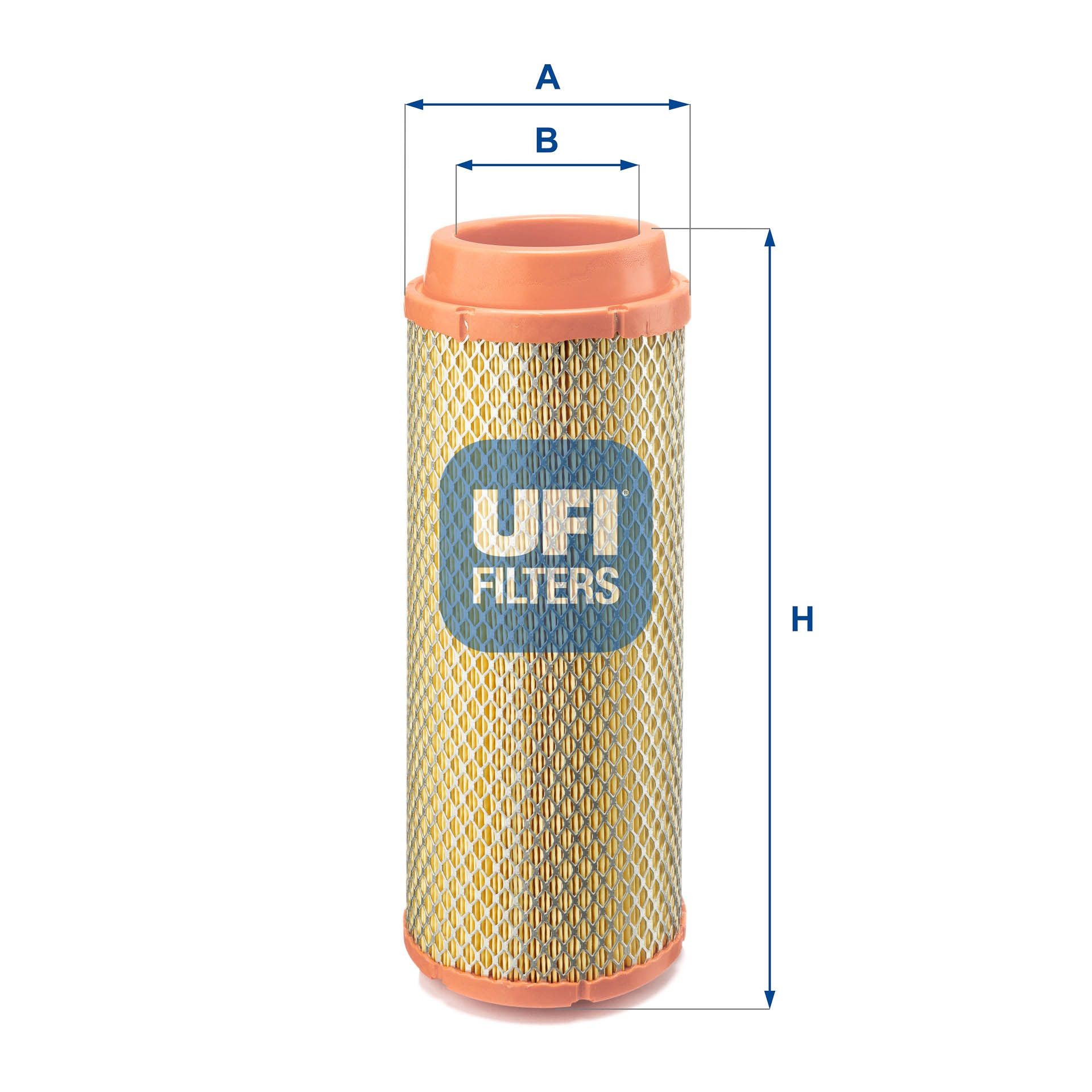 UFI 320, 320,0mm, 125mm Height: 320, 320,0mm Engine air filter 27.512.00 buy