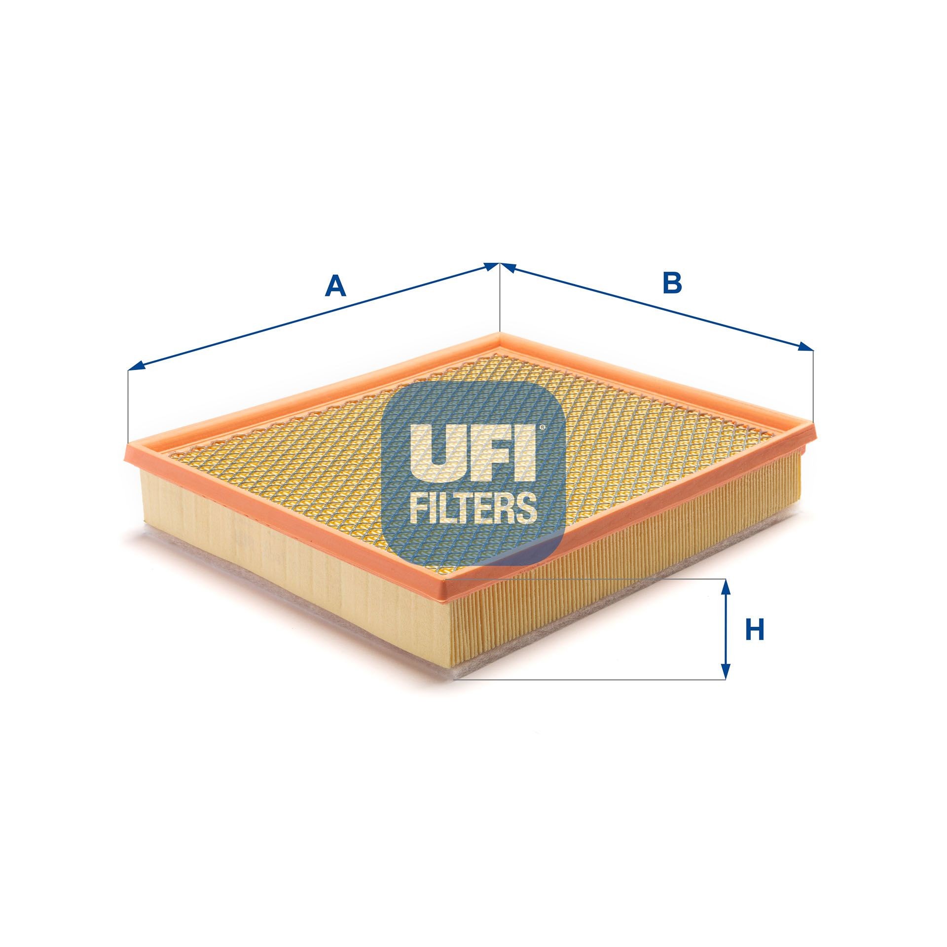 UFI 60mm, 261mm, 315mm, Filter Insert Length: 315mm, Width: 261mm, Height: 60mm Engine air filter 30.541.00 buy