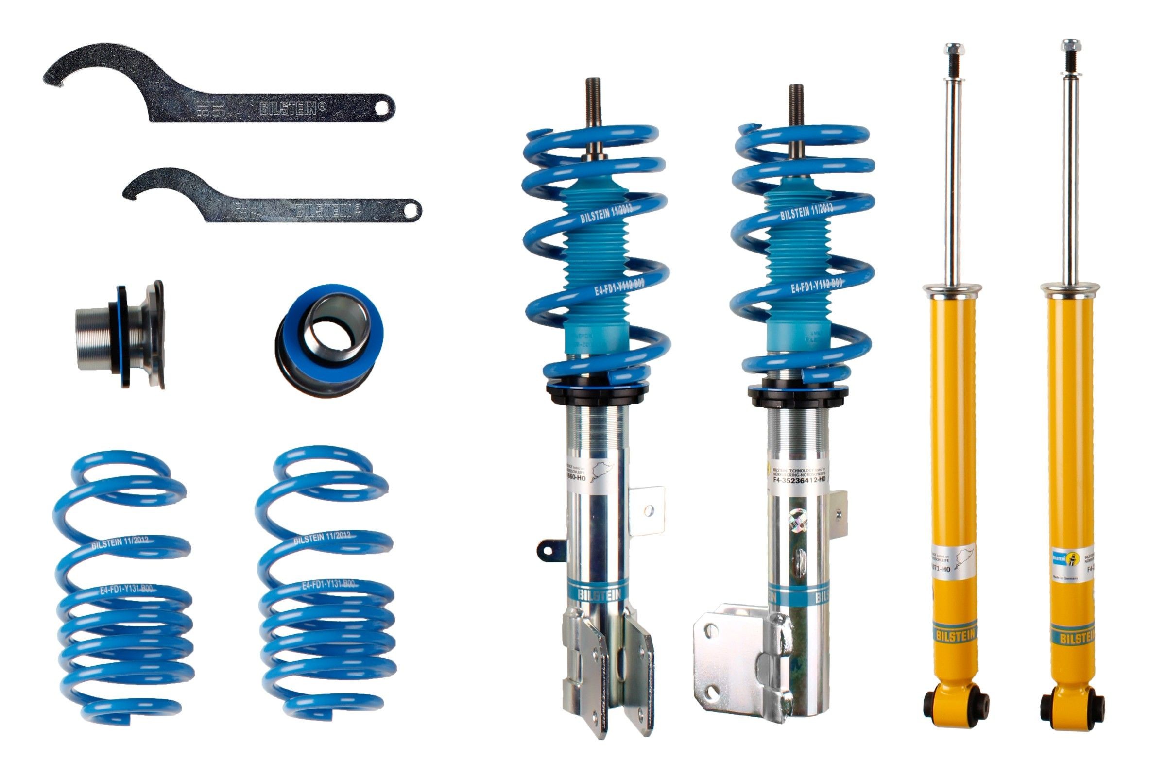 BILSTEIN 47-235106 Suspension kit, coil springs / shock absorbers PEUGEOT 407 2004 in original quality