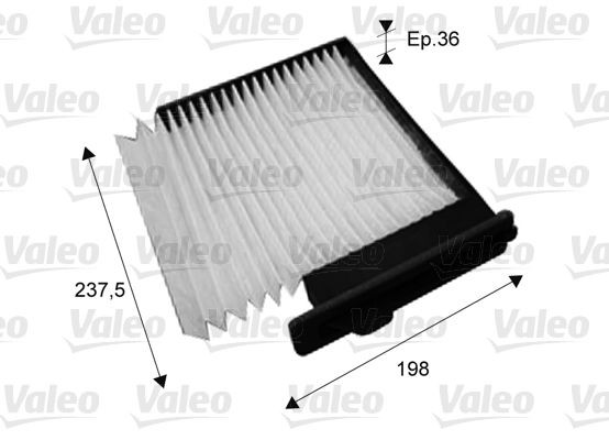 VALEO Particulate Filter, 216 mm x 169 mm x 21 mm, CLIMFILTER COMFORT Width: 169mm, Height: 21mm, Length: 216mm Cabin filter 715708 buy