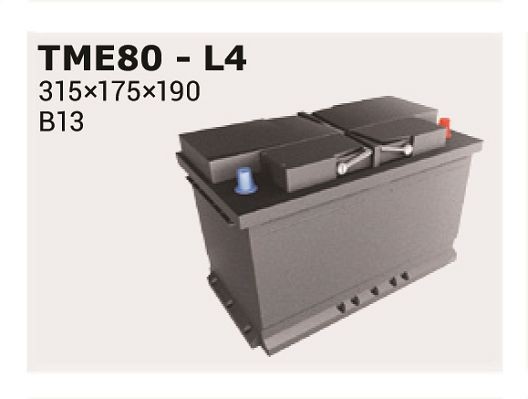 L4 AGM ED IPSA TME80 Battery 3D0915105H