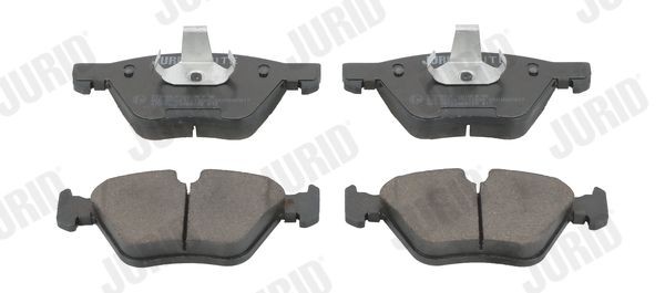 JURID Jurid White Low Dust, Ceramic, prepared for wear indicator Height 1: 63,5mm, Height 2: 63,5mm, Width 1: 155,1mm, Width: 154,6mm, Thickness: 20,3mm Brake pads 573188JC buy