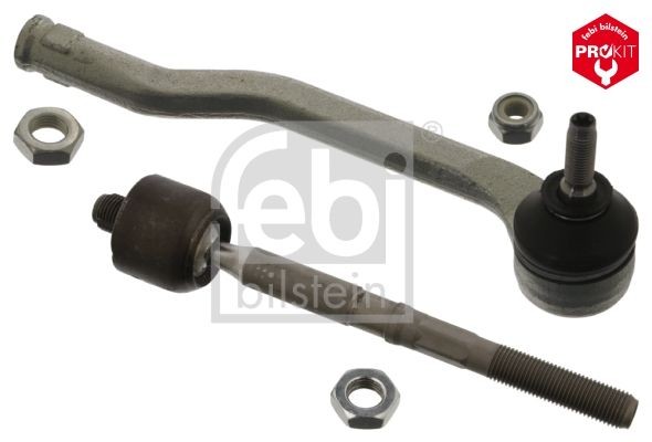 43462 FEBI BILSTEIN Inner track rod end DACIA Front Axle Right, with lock nuts, without taper plug