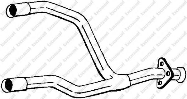 BOSAL 786-801 Exhaust pipes LAND ROVER DEFENDER 1995 in original quality