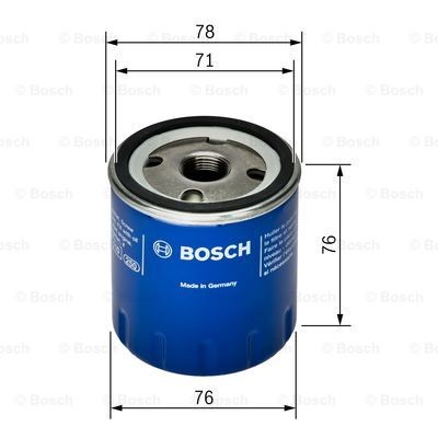 Bosch P7278 - Ölfilter Auto : : Auto & Motorrad