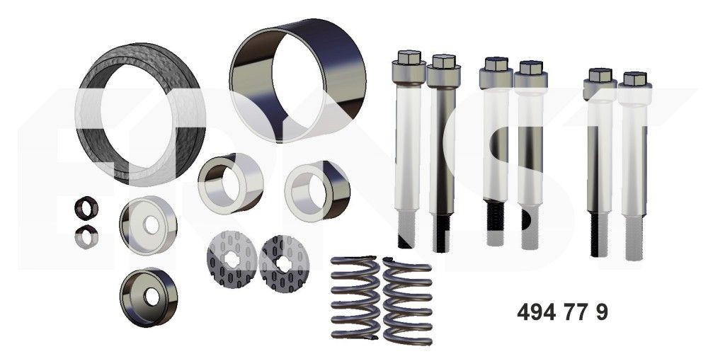 Great value for money - ERNST Mounting Kit, exhaust pipe 494779