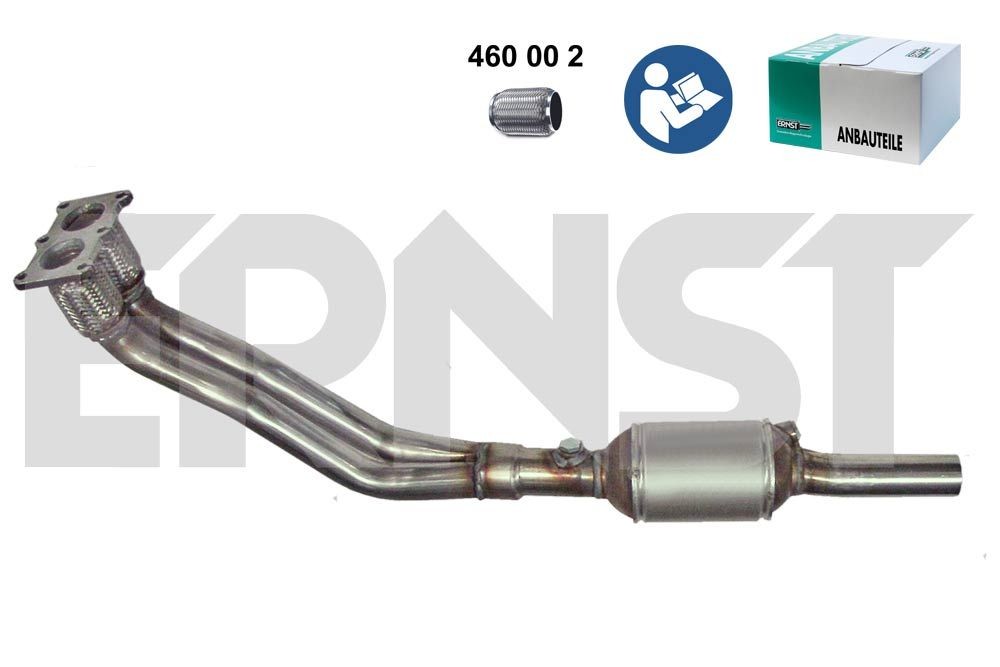 ERNST Set 752817 Catalytic converter Euro3/Euro4, with mounting kit, Length: 106 mm